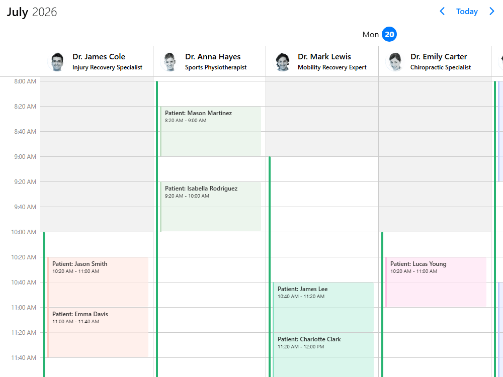 Availability planner