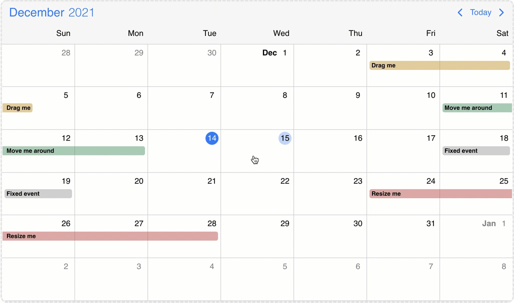 Eventcalendar move/resize/create